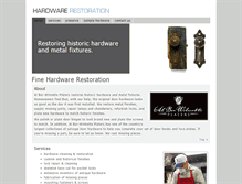 Tablet Screenshot of hardwarerestoration.com